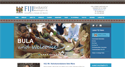 Desktop Screenshot of fijiembassydc.com